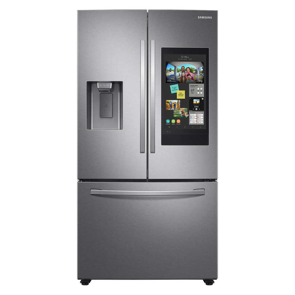 Samsung RF27T5501SR 26.5 Cu. Ft. Stainless Steel Refrigerator with Family Hub 1427064 #88677
