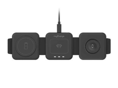 MyCharge CTP225K-A 3-in-1 Folding Wireless Charging Pad 1791928 #97534