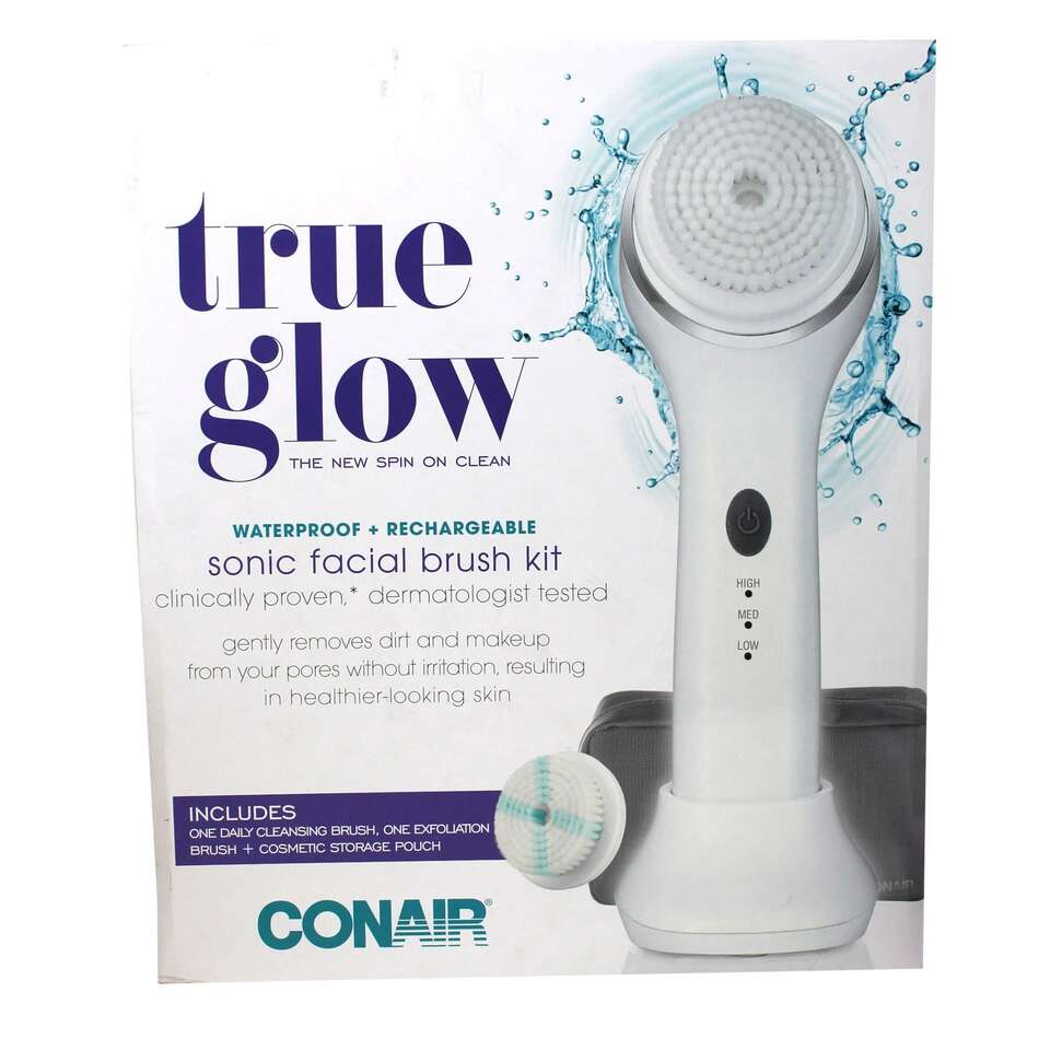 Conair SFB7CST True Glow Sonic Face Brush, 3 modes, Rechargeable 1434056 #84487