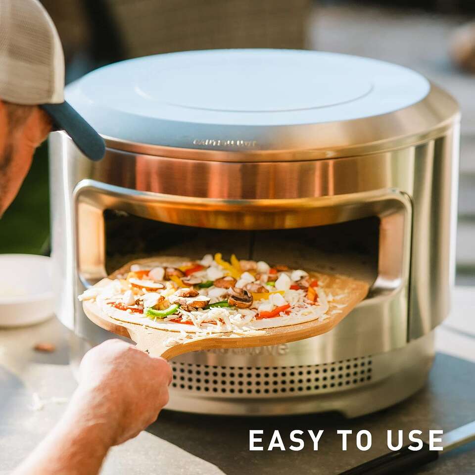 Solo Stove Pi Wood Burning Pizza Oven, Stainless Steel #91856