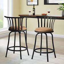 FurnitureR Classic 24" Country Style Barstool Set of 2 #96872