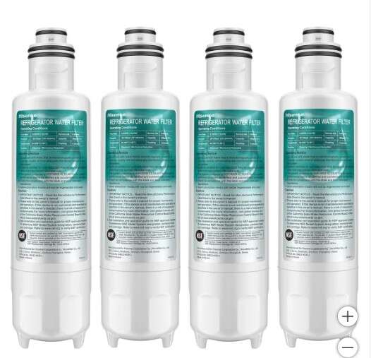 Hisense HX2019F-A Gen 2 Water Filter, 4-pack 1845837 #102250