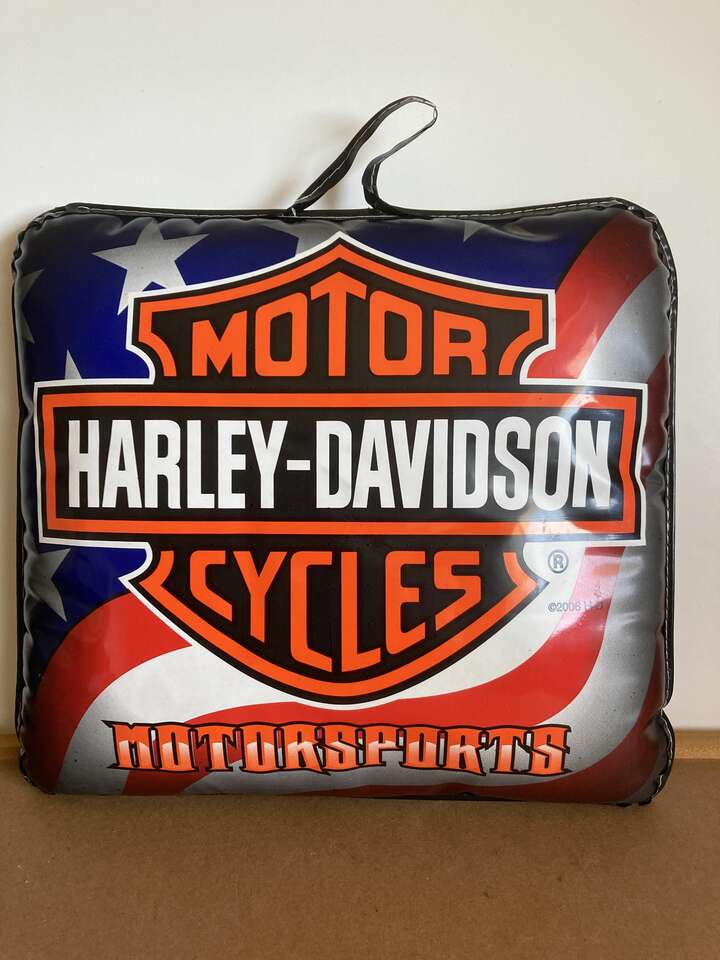 Vintage Harley Davidson 2006 Vinyl Pillow