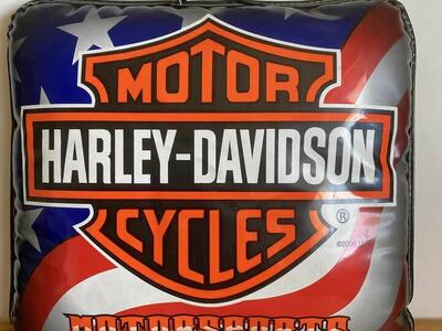 Vintage Harley Davidson 2006 Vinyl Pillow