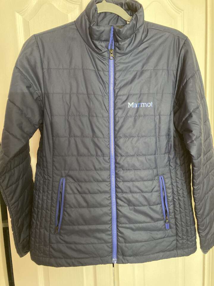Women's Coat Medium, Marmot Jacket Dark Blue