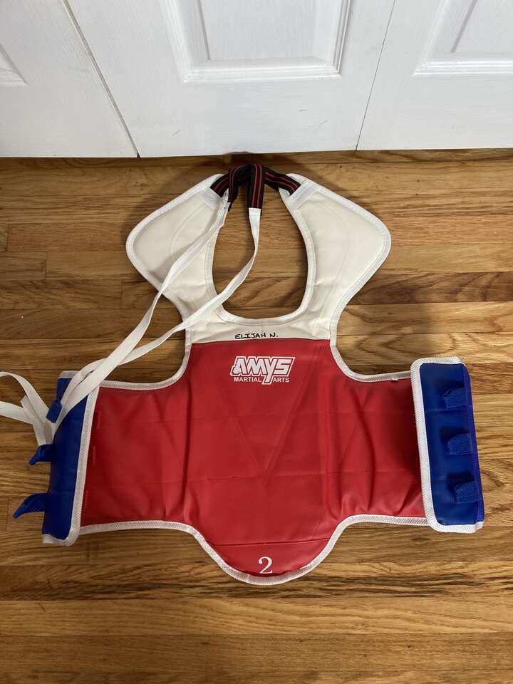 Martial Arts Sparring Gear Chest Protector Size 2