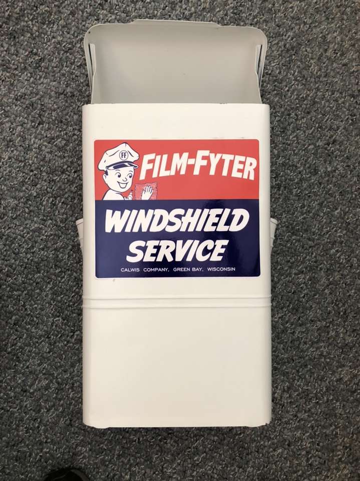 Vintage Gas Station Island Paper Towel Holder