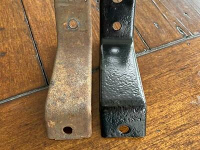 1959 Chevy Impala front bumper valance 2 Brkts