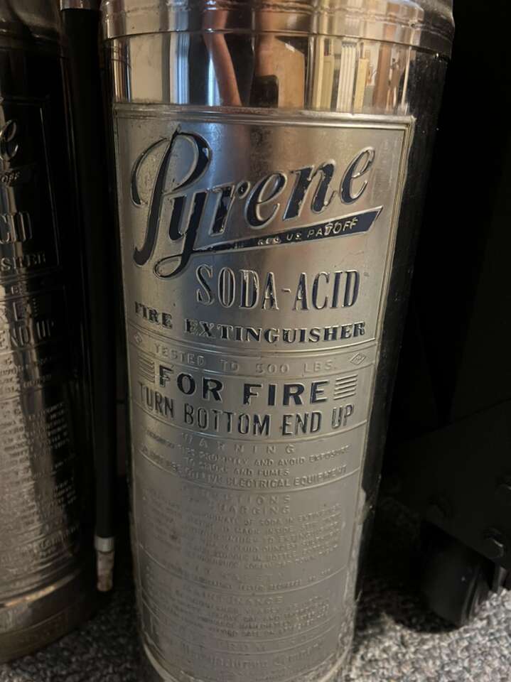 1940 Stainless Fire Extinguisher