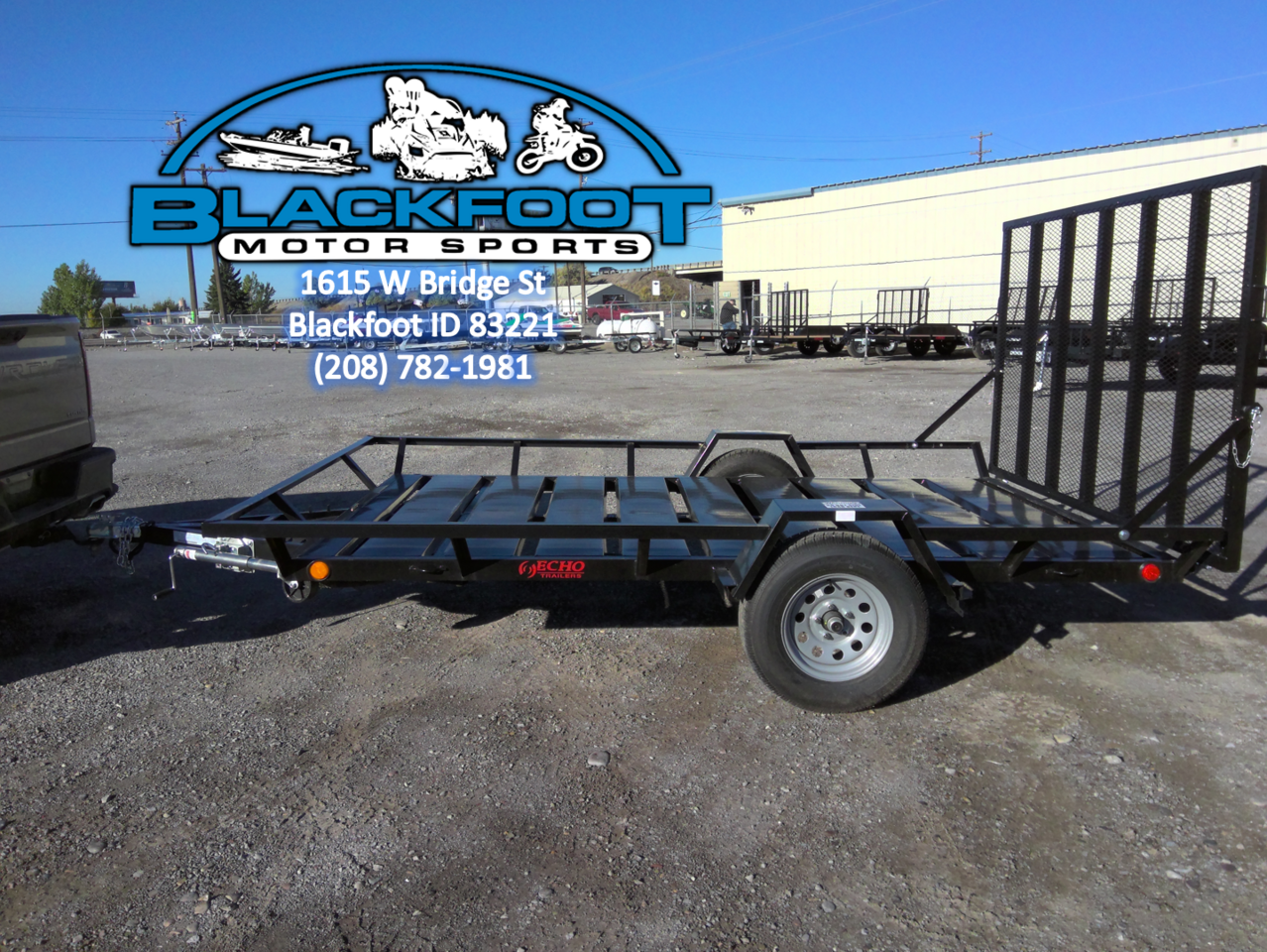 NEW 2024 VOYAGER MANUFACTURING 11' X 7.5' 2 Place Echo Elite Trailer