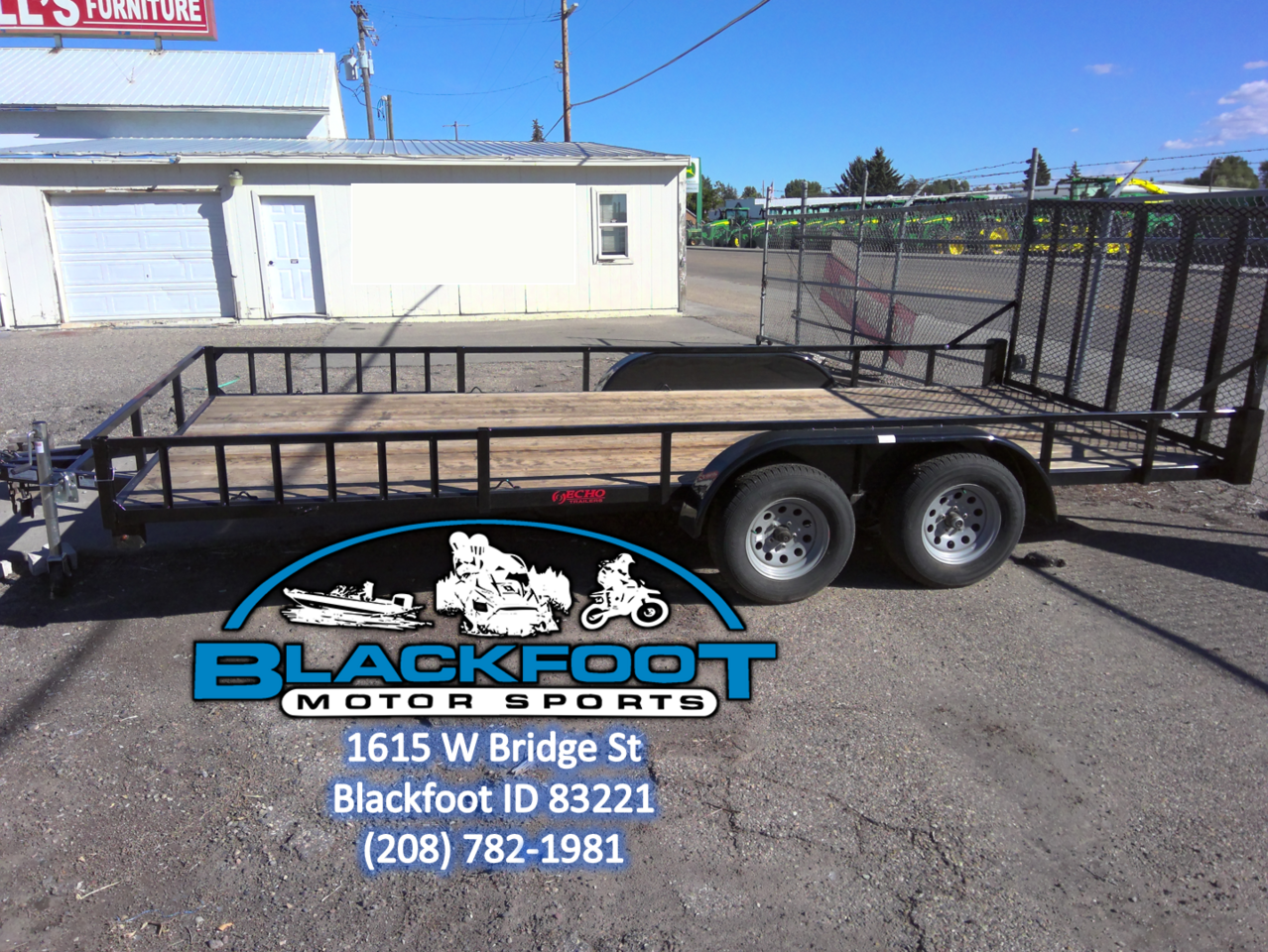 NEW 2023 VOYAGER MANUFACTURING 7' X 17' Tandem Axel Trailer