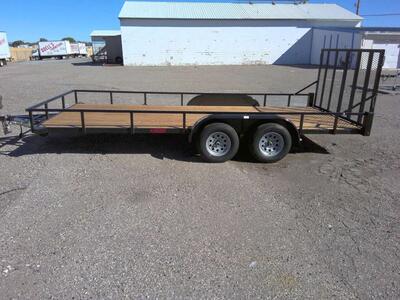 New 2024 VOYAGER Echo Advantage 7X17 Tandem Axel Trailer