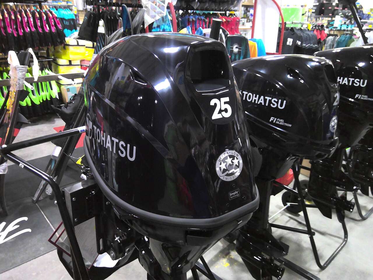 NEW 2022 Tohatsu 25HP MFS25CETS Short Shaft Outboard Boat Motor