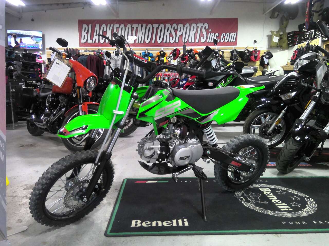 New SSR Motorsports SR125 Semi 125cc Semi Automatic Pit Bike