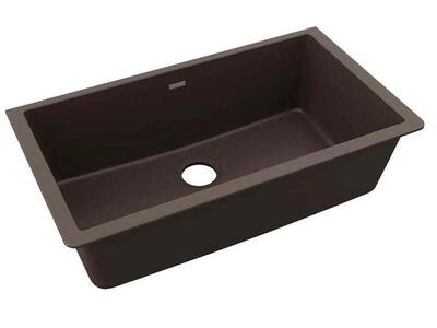 New Elkay Quartz Classic Mocha Single Bowl Sink