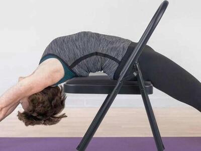 New Padded Foldable Backless Yoga Chair