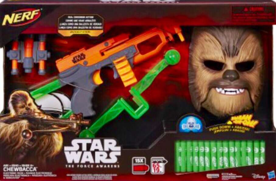 Star Wars-Chewbacca Mask w/Nerf Crossbow