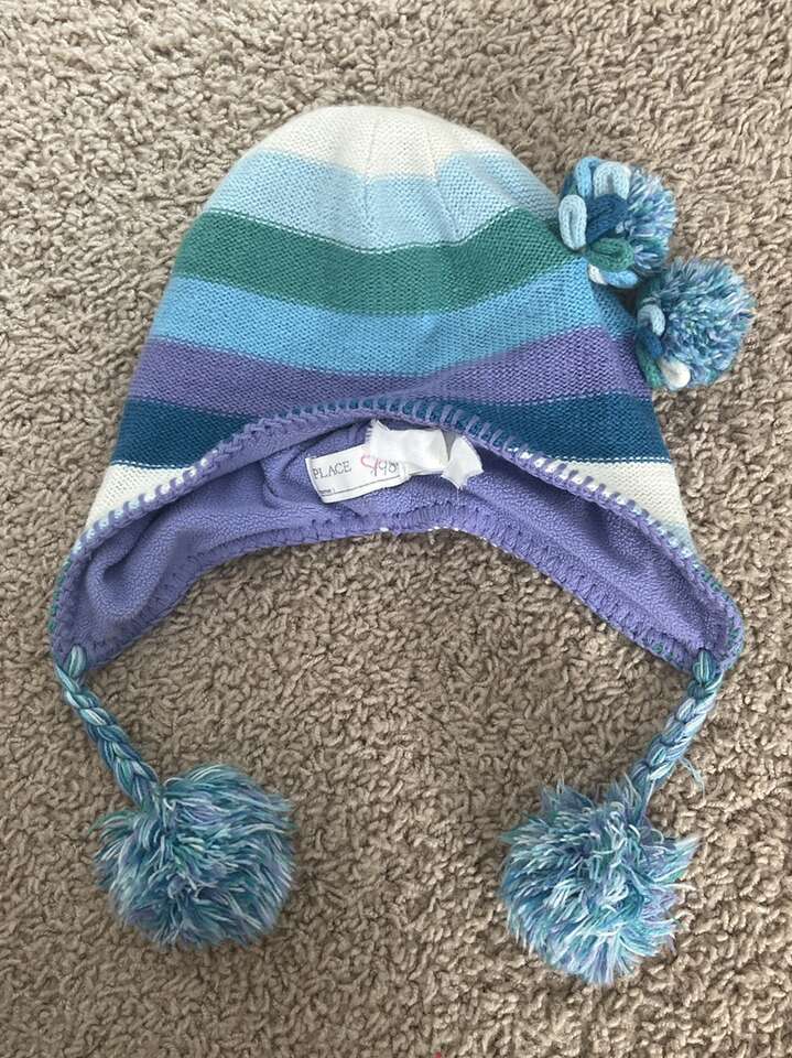 Children Knitted Winter Hat - Girl