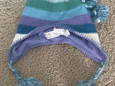 Children Knitted Winter Hat - Girl