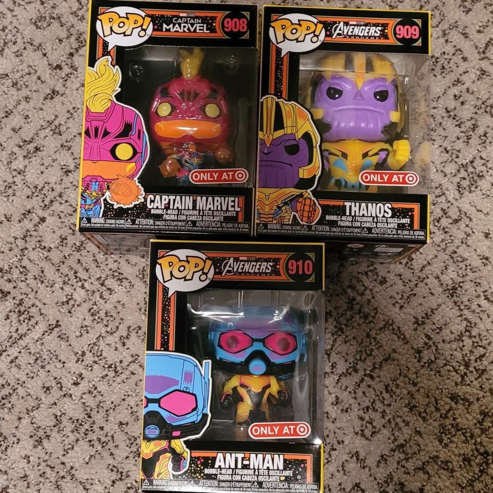 Pop Funko Target Exclusive Blacklight Series
