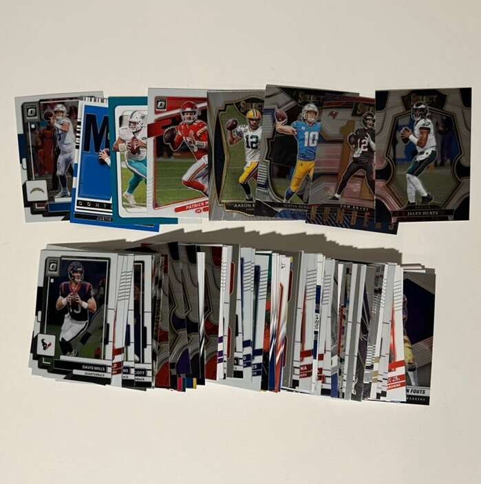 100 Quarterback Cards Incl.  (Burrow, Herbert,Tua)