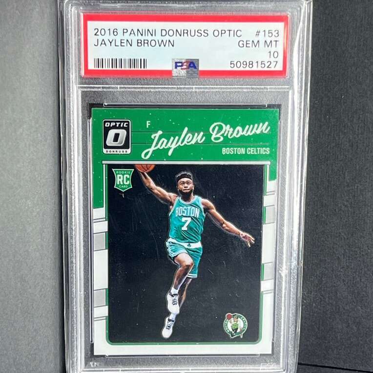 2016-17 Panini Donruss Optic Jaylen Brown Psa 10