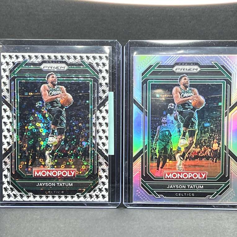 2 Higher End Jayson Tatum Prizm Cards