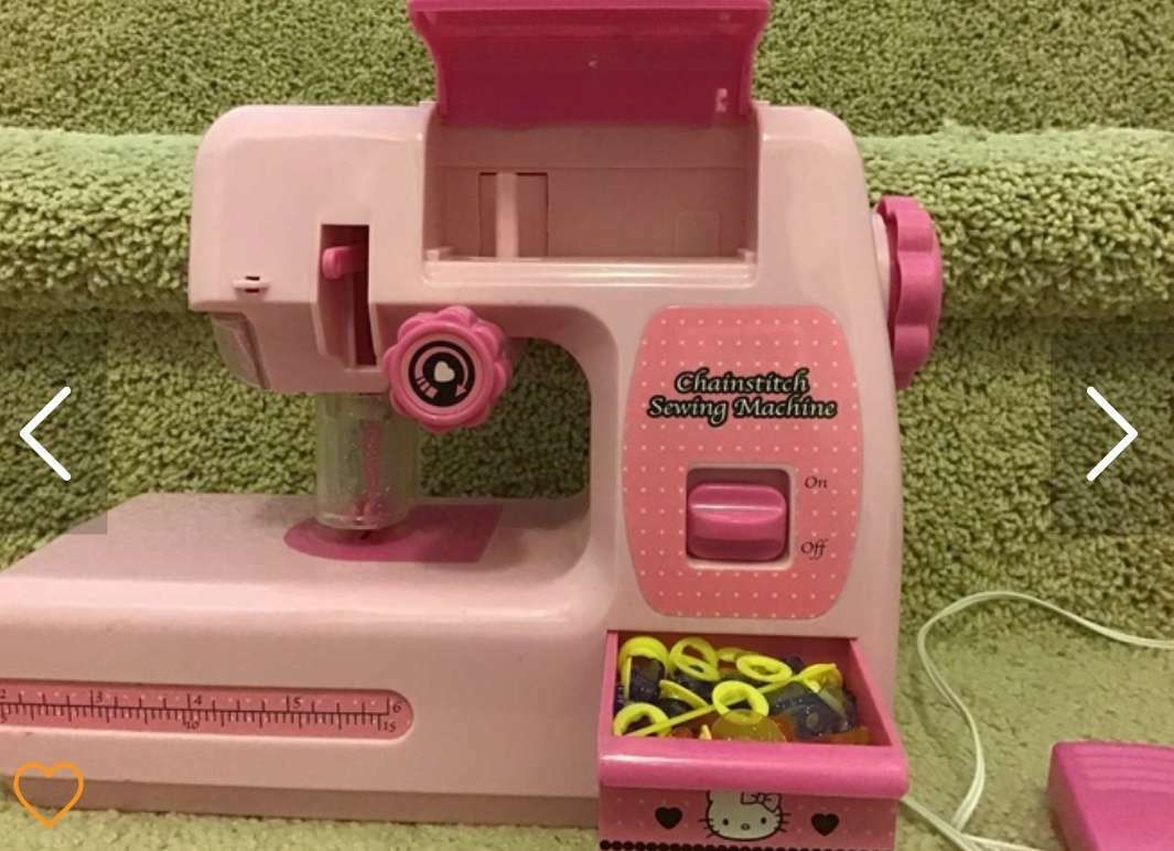 Hello kitty chain stitch sewing machine