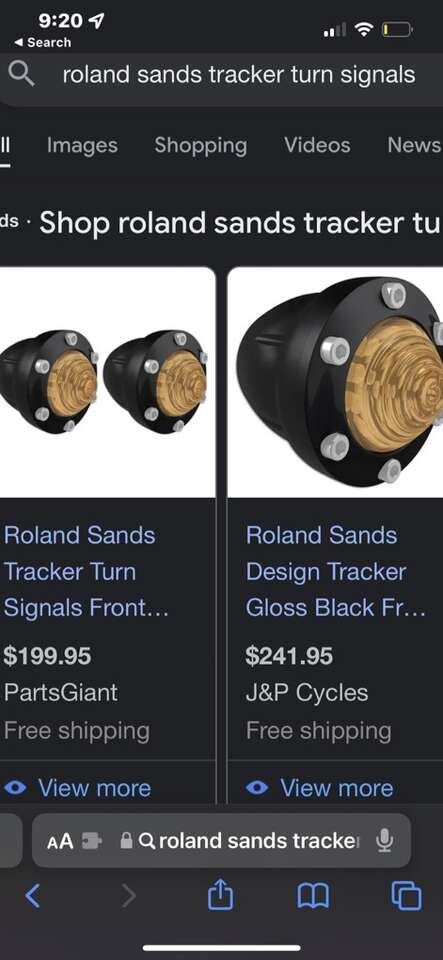 Roland Sands RSD Tracker Turn Signals