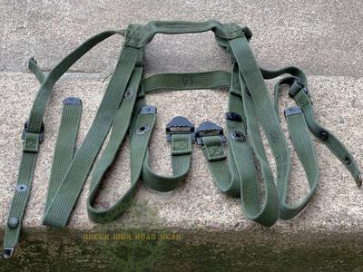 M1956 Sleeping Bag Carry Strap Assembly, Cotton (Genuine, Vietnam era)