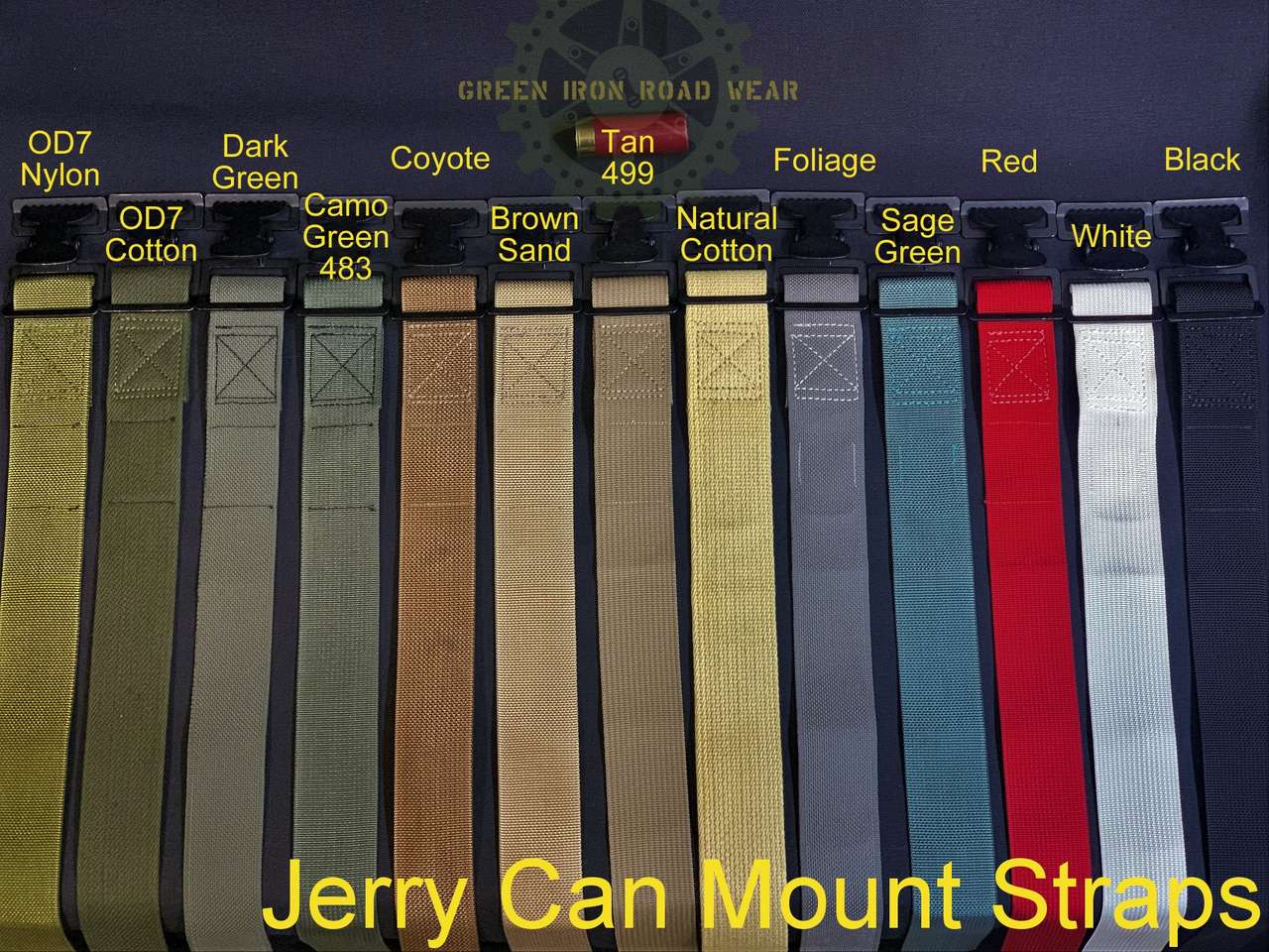 Military Jerry Can Mount Replacement Straps