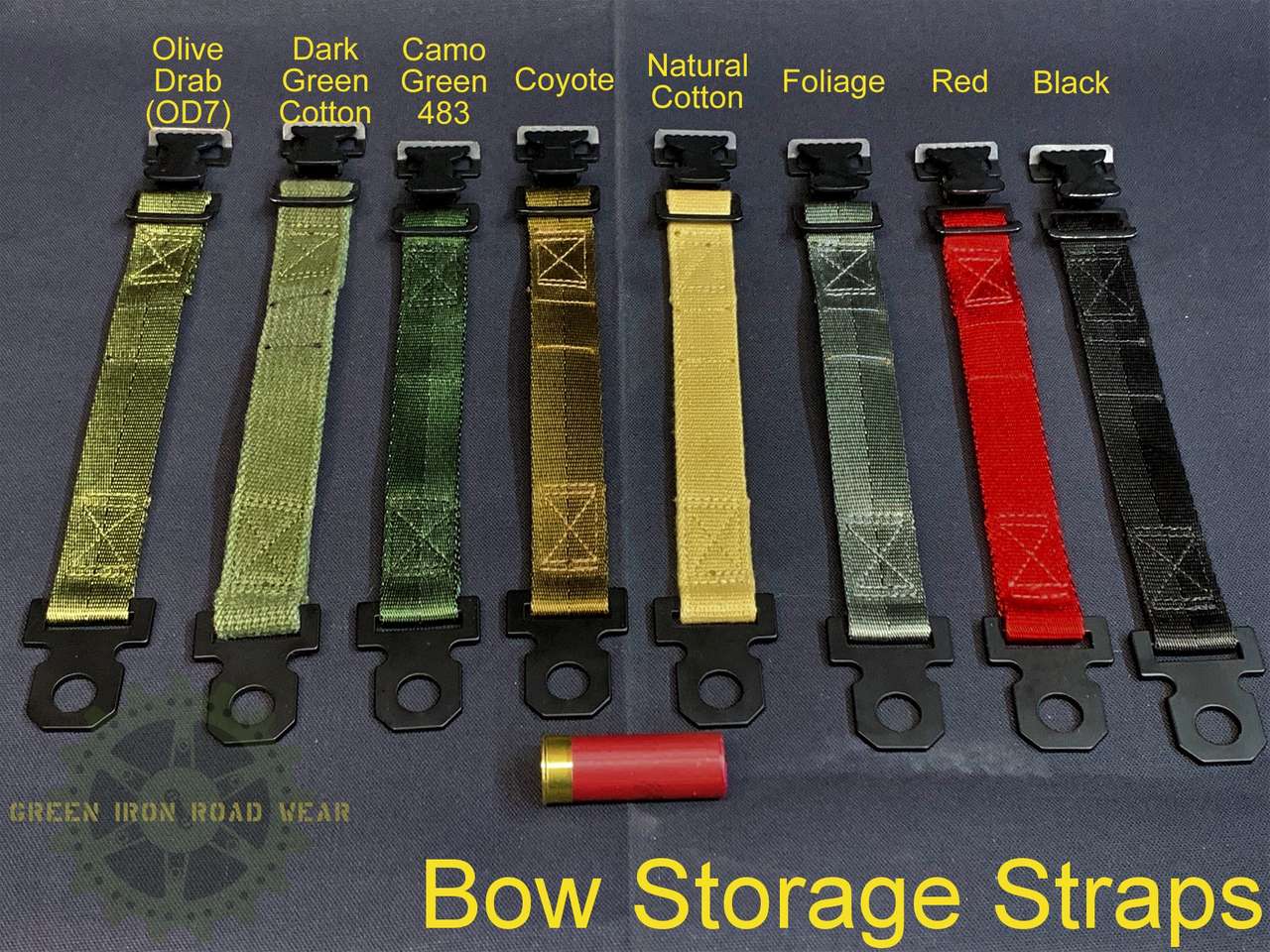 Bow Storage Straps for Military Cargo Trucks