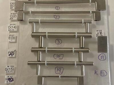 Brushed Nickel Cabinet Handles 80% off retail