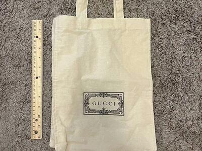 Gucci Linen Tote / Dust Cover Bag
