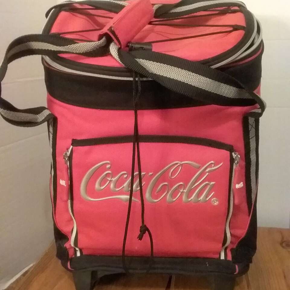 Big Rolling Coca-Cola Cooler