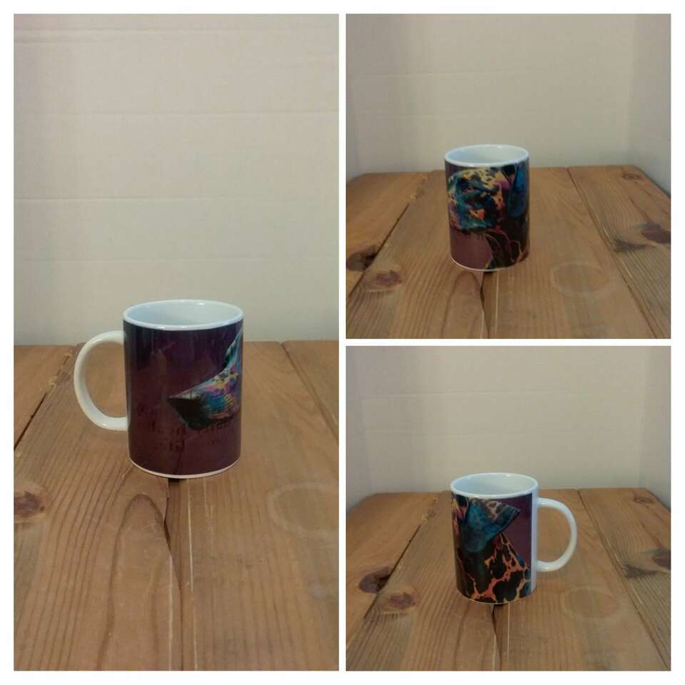 Fun Colorful Dalmatian Dog Mug