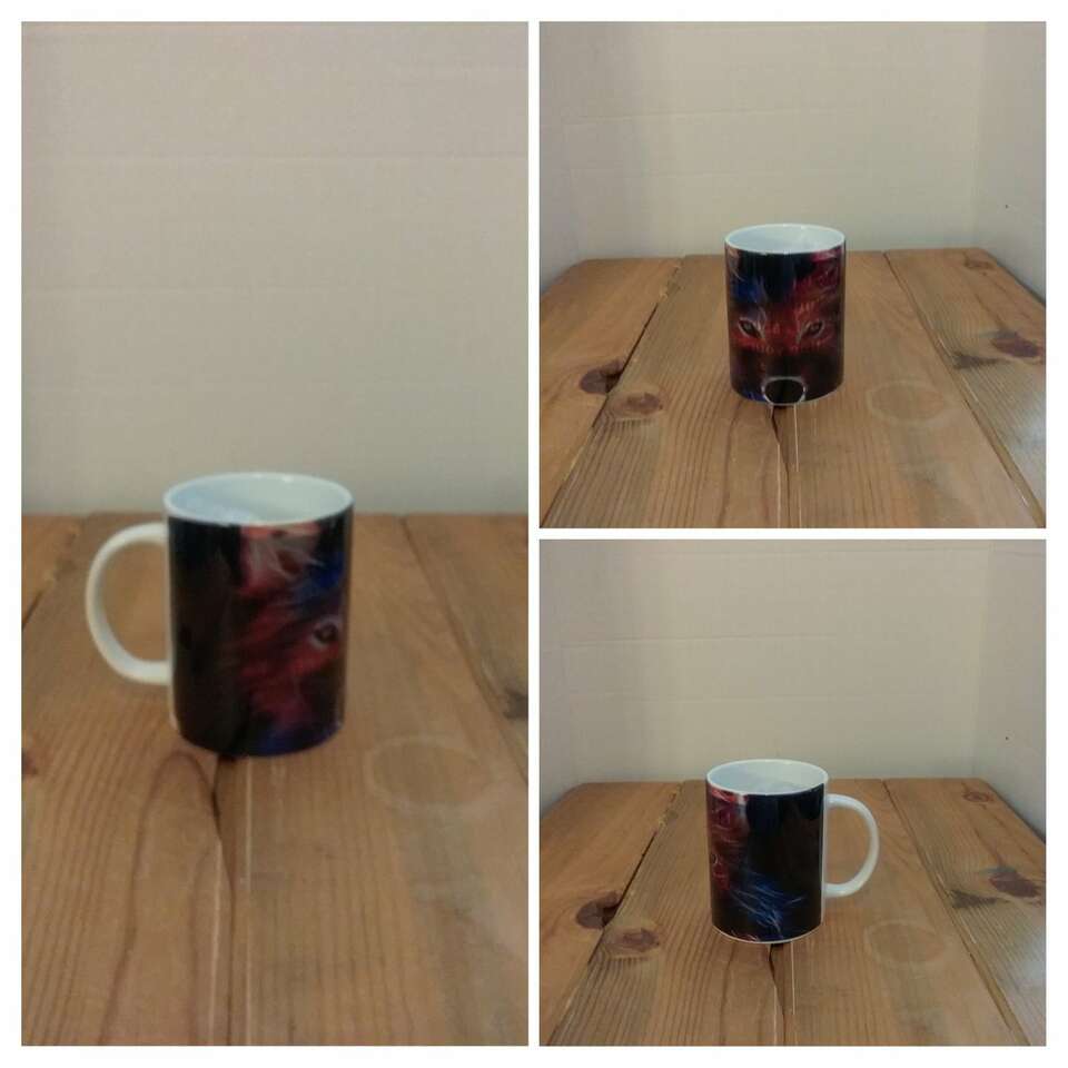 Colorful Wolf Mug