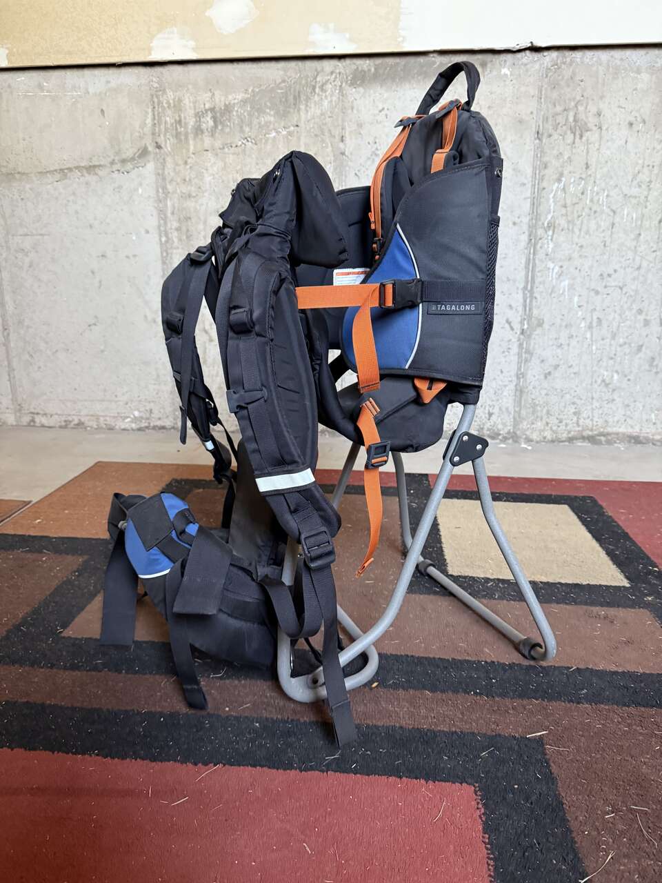 $125 REI Tagalong Child Carrier / Backpack with Rain Bonnet