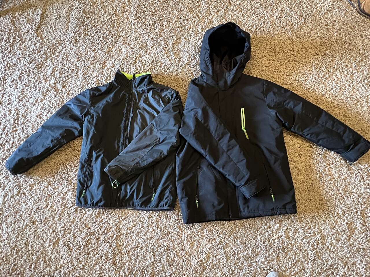 Champion Discovery 2 Piece Winter Jacket for Kids - Black (Size L 12-14)