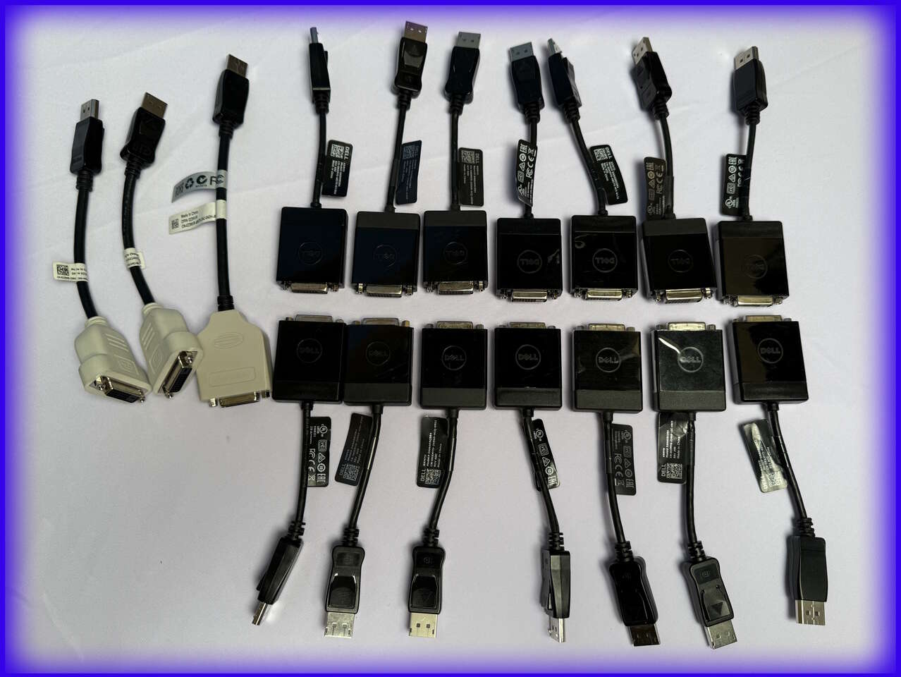 x17 Dell DisplayPort to DVI Adapters ($2 each - SOLD AS LOT)