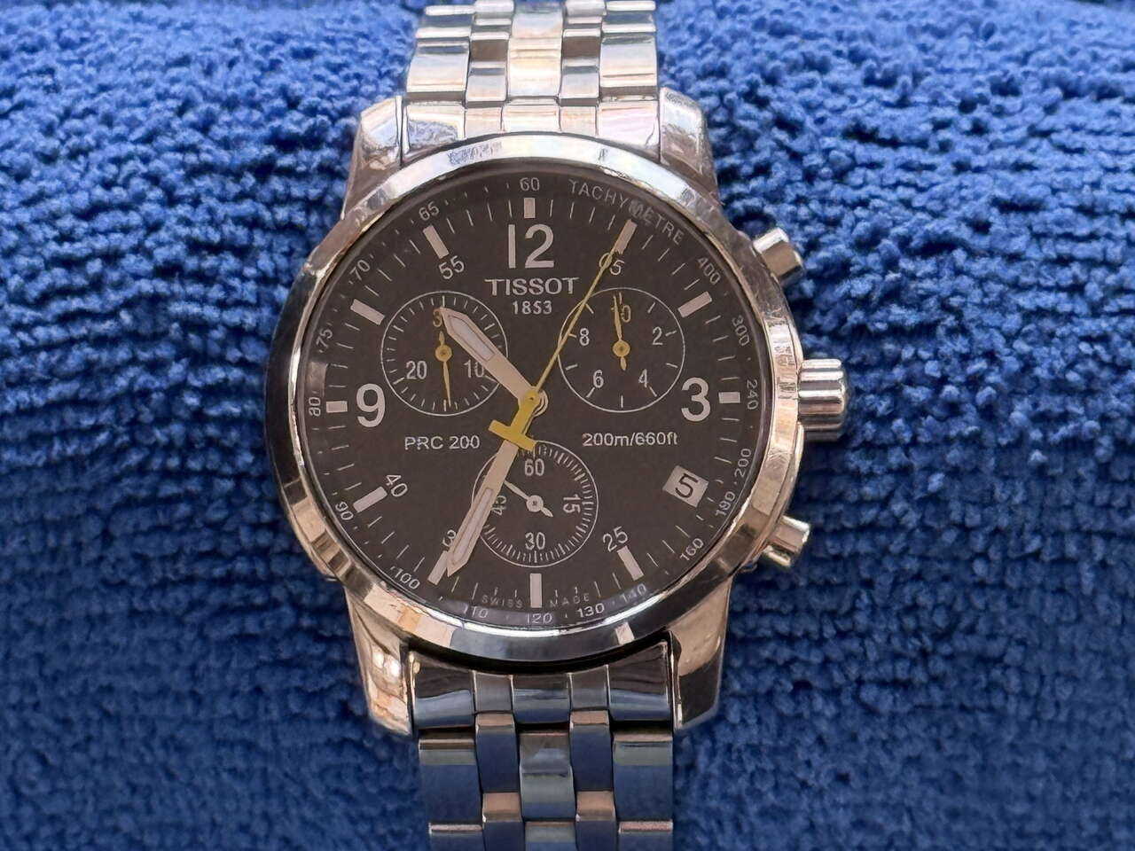 TISSOT PRC 200 Watch with Sapphire Crystal / Stainless Steel Band - T461 - TKN- BG 21472 M