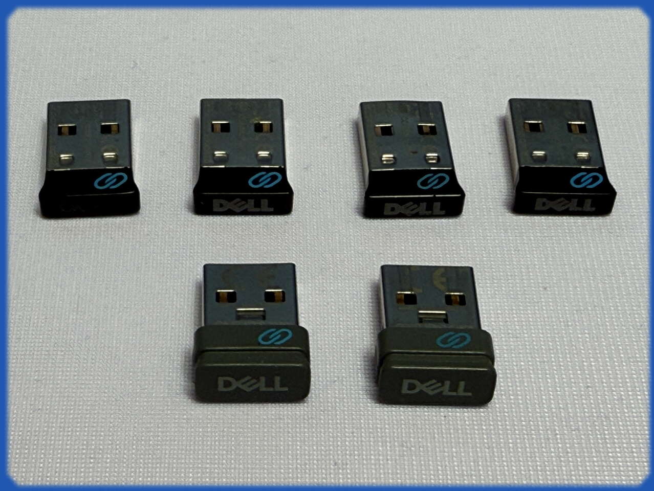 x5 Dell Universal USB Pairing Receiver (Blue) - for Keyboard/Mouse - Sold As Lot ($5 ea)