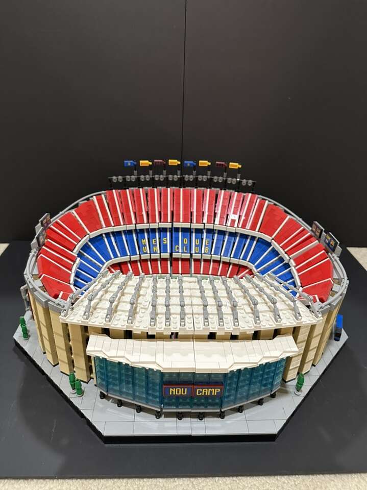LEGO Camp Nou FC Barcelona stadium. Retired.