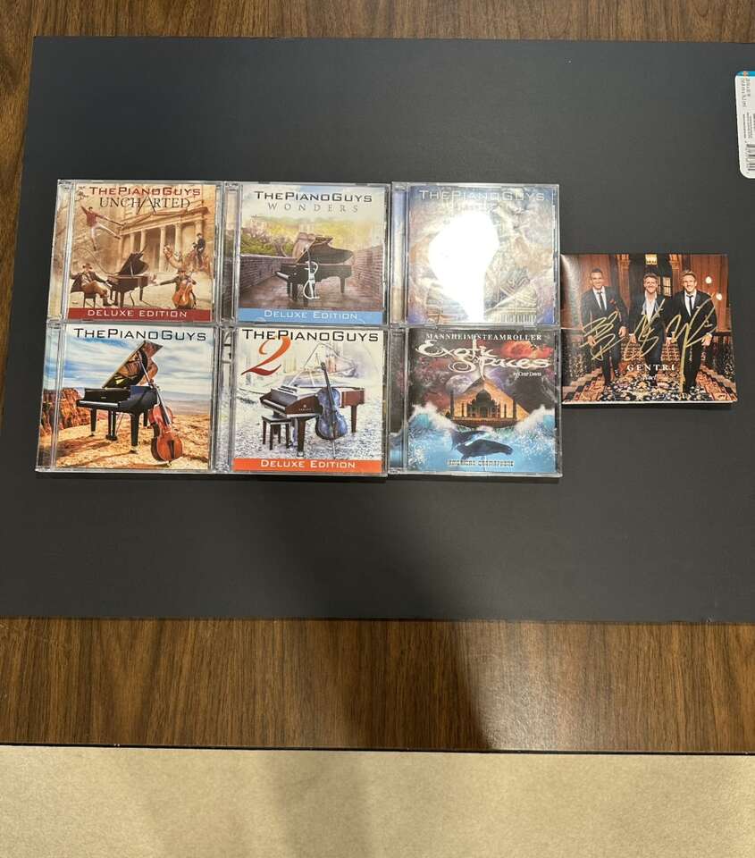 CD/disc piano guys, gentri, mannheim Steamroller