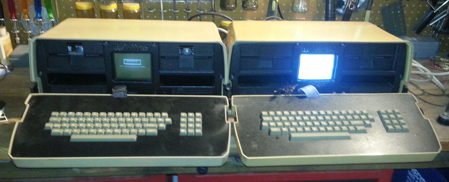 Osborne 1 Original Brown Case Two Computers Both Work