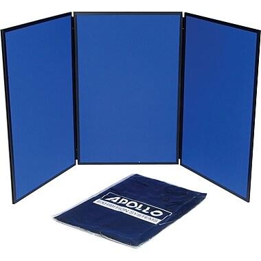 Apollo Quartet Show-It! Display, 6' x 3', Blue/Gra