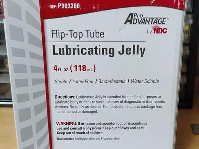 Pro Advantage P903200 Lubricating Jelly 4 oz Flip-Top Tube Priced Each