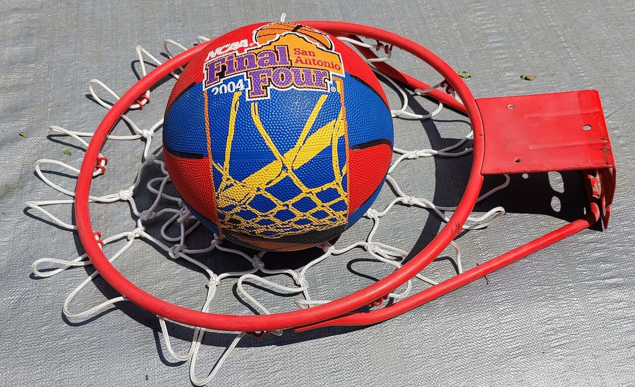 Basketball Hoop New Net And New Commemorative Basketball One Price