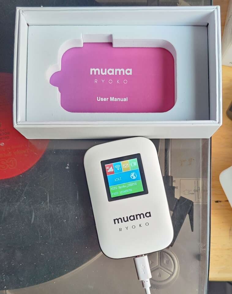 Muama Ryoko Pocket Wireless Modem Using 4G Cell Towers