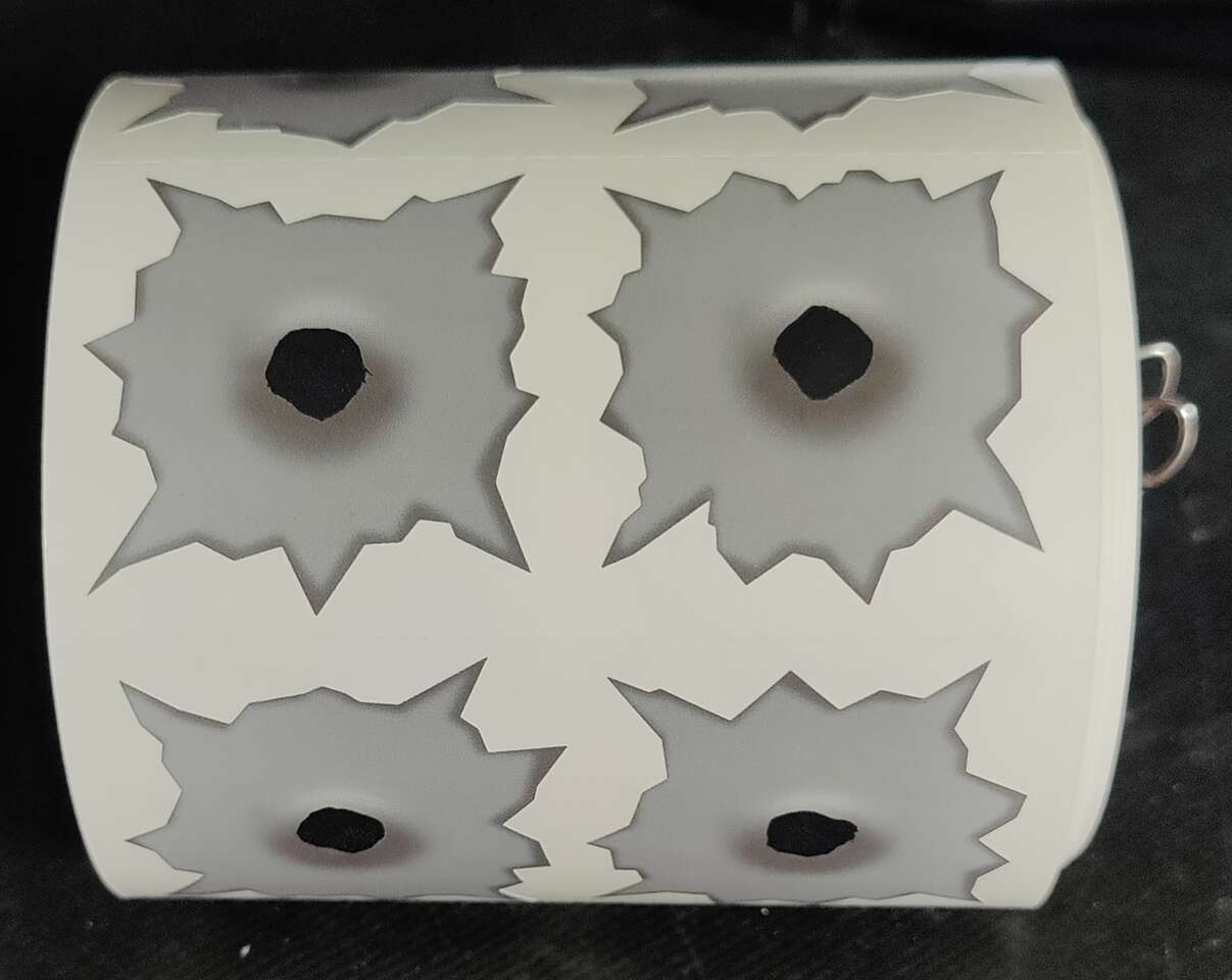 Stickers Illusion Of Hole For Car Very Secure Long Lasting